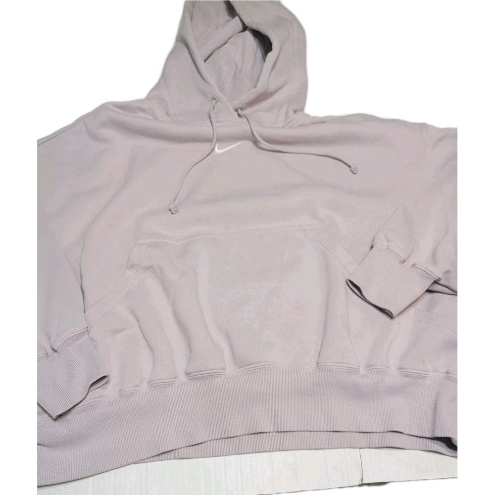 Vintage Nike Embroidered Center Swoosh‎ Lavender Hoodie - Picture 4 of 8